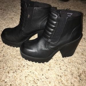 Women's motorcycle ankle boots